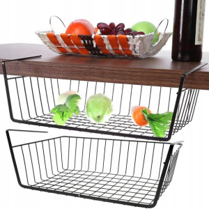 Kosz Organizer Półka Metal Pod Półki Szafki 40cm