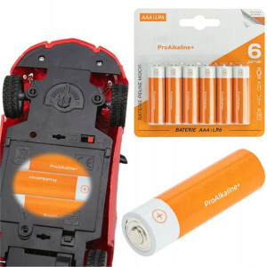 6x Oryginalne Baterie Alkaiczne Alkaline Lr3 Aaa