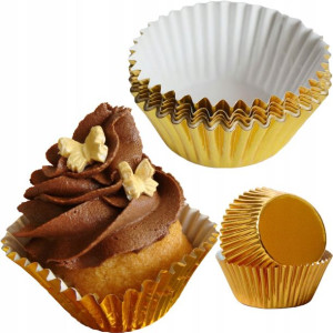 50x Foremki Papierowe Babeczki Muffiny Papilotki