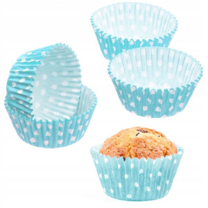 100x Foremki Papierowe Babeczki Muffiny Papilotki