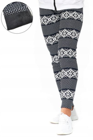Legginsy Dziewczęce Ocieplane Ciepłe MORAJ 158-164
