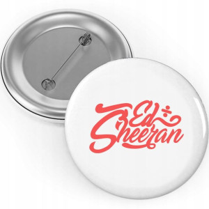 Przypinka Ed Sheeran Logo Koncert Piny Y3