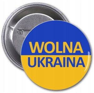 Przypinka Wolna Ukraina Flaga Ukrainy Y1