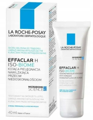 ROCHE EFFACLAR H ISO-BIOME Krem po kuracji przeciwtrądzikowej 40ml