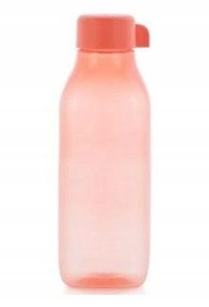 Tupperware Butelka 500ml Kwadratowa Łososiowa