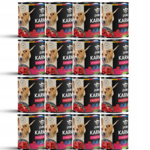 Pako Karma Psa Mokra Mix Smaków 16 X 800 G Puszka