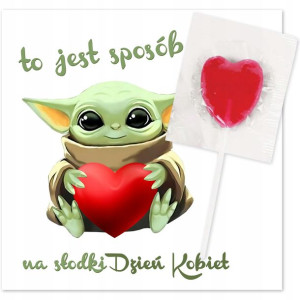 Kartka + Lizak Sece Dzien Kobiet Klasa 10 Szt. Y2