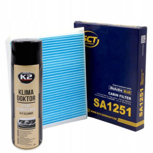 Filtr Kabinowy SCT SA1251 + Klima Doktor K2 500ml