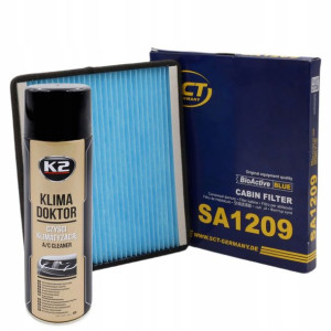 Filtr Kabinowy SCT SA1209 + Klima Doktor K2 500ml
