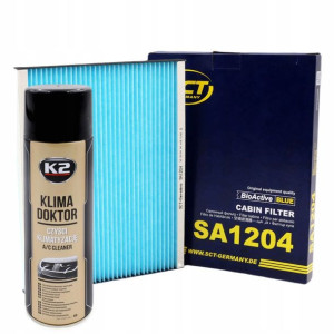Filtr Kabinowy SCT SA1204 + Klima Doktor K2 500ml