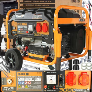 Agregat Prądotwórczy 5200w 7km 230v Miedź El-start