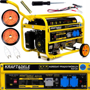 Agregat Prądotwórczy 3800w 7km 12v/ 230v Generator
