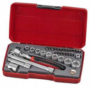 Zestaw kluczy nasadowych 3/8 Teng Tools T3834S