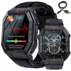 Smartwatch Męski Zegarek Rozmowy Puls Tętno Kroki