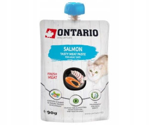 Ontario Przysmak Pasta dla Kotów z Łososiem 90g