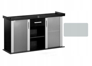Szafka pod Akwarium proste Modern 120x50x77 POPIEL