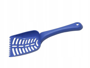Łopatka Do Żwirku Do Kuwety ELEKTRA 28cm Granatowa