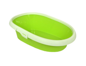 Duża Kuweta Dla Kota Z Ramką MINOU 58cm Zielona