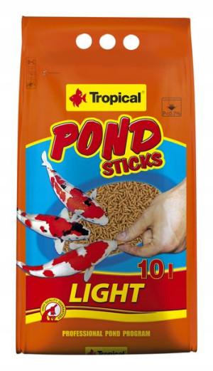 Tropical Pond Sticks Light 10l Pałeczki Dla Ryb