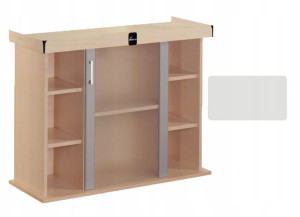 Szafka podAkwarium proste Modern 80x35x77cm BIAŁA