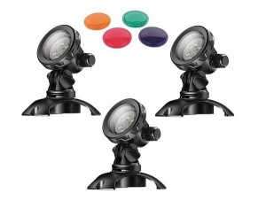 Oświetlenie Do Oczka LED SunSun 3x1W 5 KOLORÓW