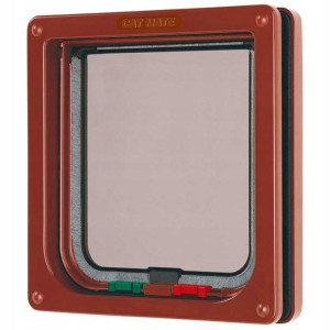 Cat Mate Drzwiczki 4 Way Locking Cat Brąz 19,2x20