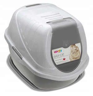 KUWETA Kryta z FILTREM dla kota 54x40x40 SZARA