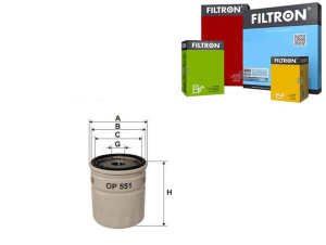 Filtr Oleju Opel Filtron