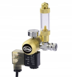 Aqua Nova Reduktor z Elektrozaworem Do Butli CO2