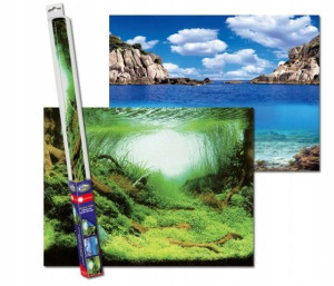 Tło Do Akwarium 2x Fototapeta Plants/ocean S 60x30