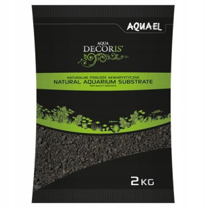 Żwirek Bazaltowy 2-4mm 2kg Podłoże GRYS AQUAEL