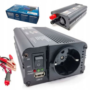 Przetwornica Napięcia 12v 230v Samochodowa 1200w