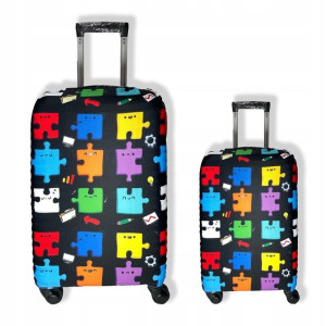 Pokrowiec ochronny na walizkę etui Puzzle M