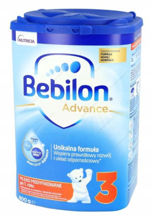Bebilon Mleko Modyfikowane Advance 3 Junior 800G