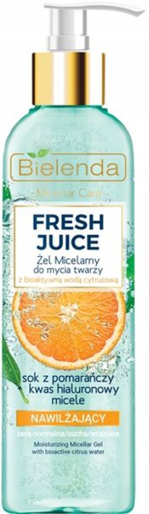 Bielenda Fresh Juice Micelarny Żel Do Mycia Twarzy  Pomarańcz