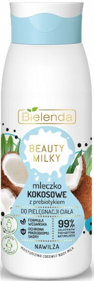 Bielenda Milky Kremowe Mleczko Kokosowe Do Ciała 400 Ml