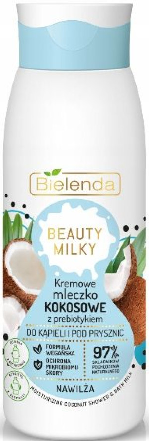 Bielenda Milky Kremowe Mleczko Kokosowe Do Kąpieli 400 Ml