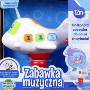 Zabawka Muzyczna Koń Samolot Dźwięk I Światło +12m