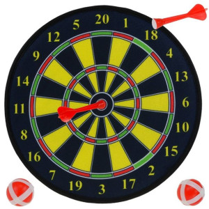Dart Gra Na Rzepy Bezpieczne Rzutki Lotki Duża35cm