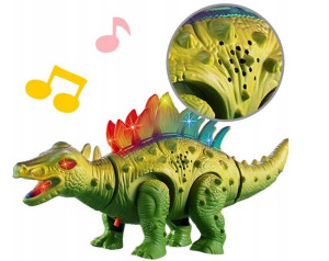 Dinozaur Chodzi Ryczy Dźwięk Światło Led Prezent