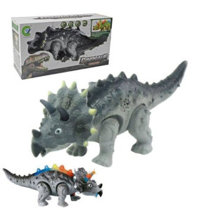 Dinozaur Chodzi Ryczy Świeci Dźwięk Kolory Prezent