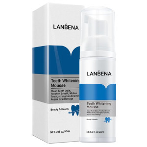 Lanbena Wybielający Mus Do Oczyszczania Zębów 60ml