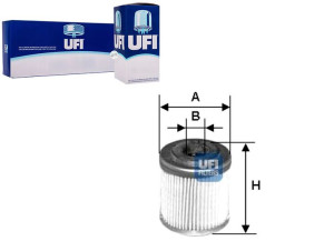 Filtr Oleju Aprilia 650 96-01 Motor Ufi