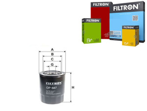 Filtr Oleju Mitsubishi Colt 1 Filtron