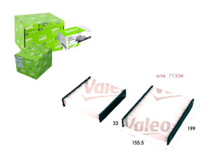 Filtr Kabiny Essential Peugeot 207 2szt. Valeo