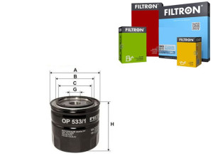 Filtr Oleju Ford Mondeo 2.5 94- Filtron