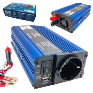 Samochodowa Przetwornica Napięcia 12v 230v 1200w