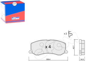 Klocki Hamulcowe Suzuki Swift Ii 4wd 89-01 Cifam