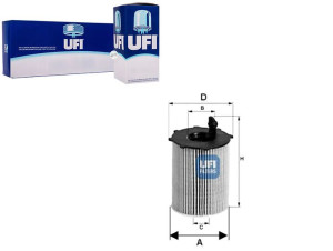 Filtr Oleju Bmw 3 E90 318-320d 07- Ufi