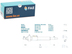 Świeca Żarowa Opel Isuzu Fae